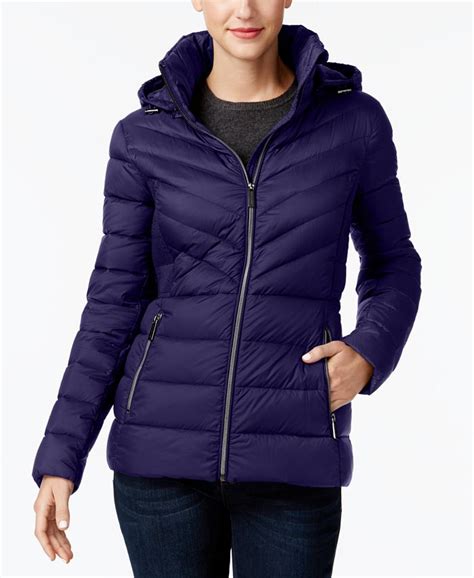 michael kors petite packable down jacket|packable lightweight jacket Michael Kors.